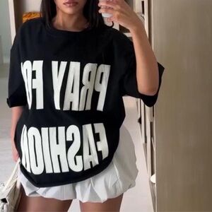 Black Graphic Women's Top